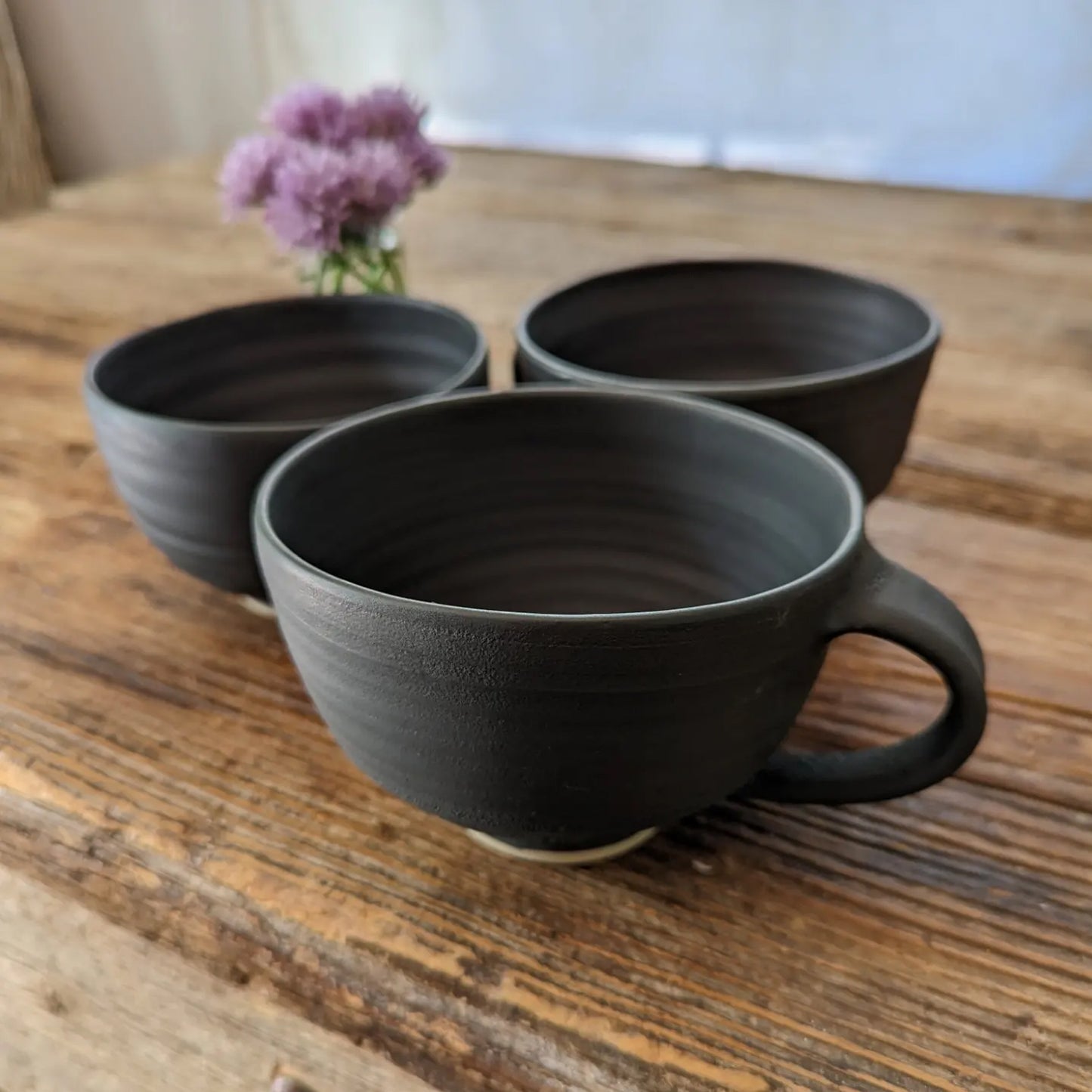 Italian Smoke Large Porcelain Mug