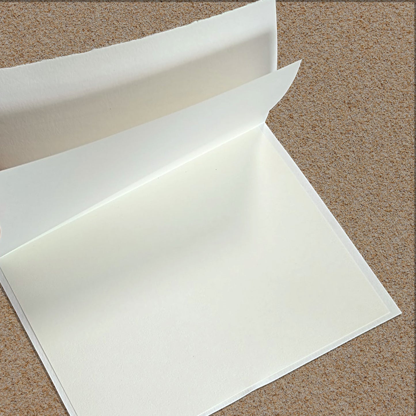 Marine Flora Suminagashi Notecard