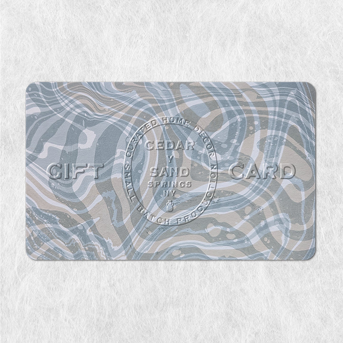 CEDAR Y SAND GIFT CARD