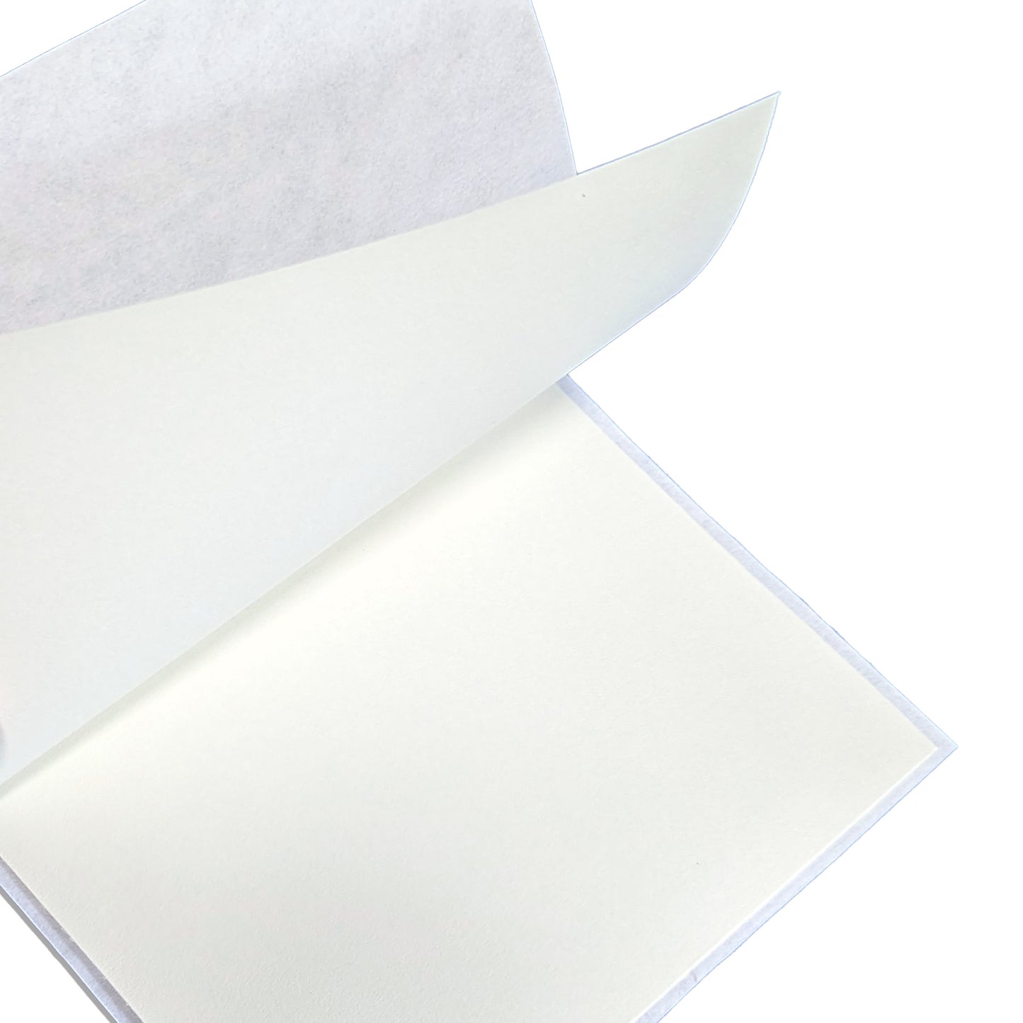 Suminagashi Pressed Flora Notecard: Garden Fog