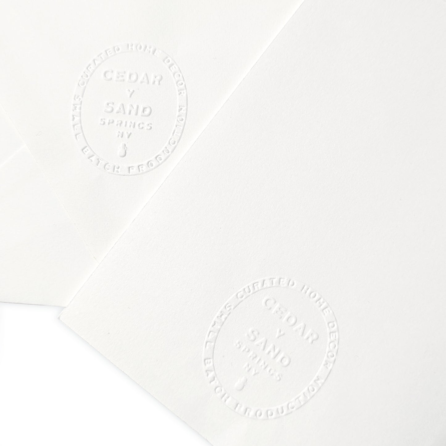 Suminagashi Pressed Flora Notecard: Wildflower Blush