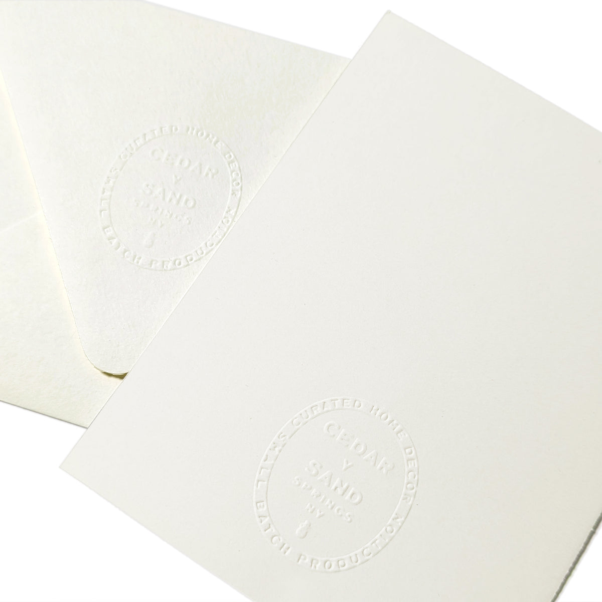 Suminagashi Pressed Flora Notecard | Walking Dunes Oat Grass