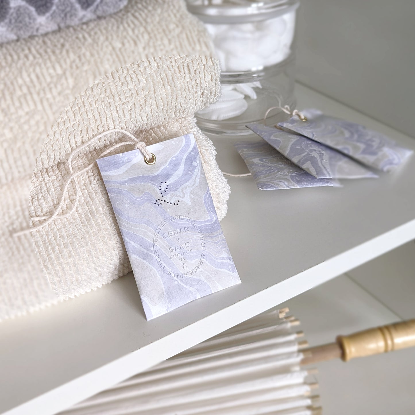 Suminagashi Lavender Sachets