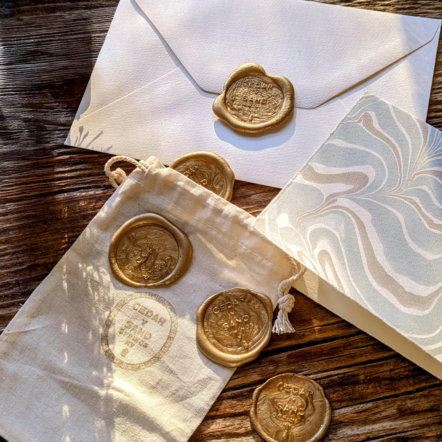 Shimmer & Shine Suminagashi Notecards- Set of 6