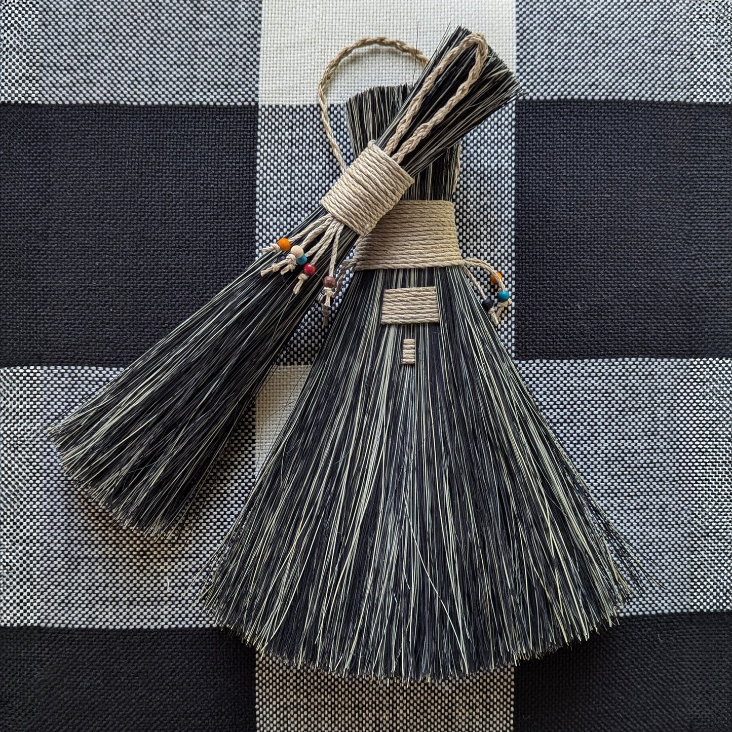 Mixed Agave Slim Table Broom
