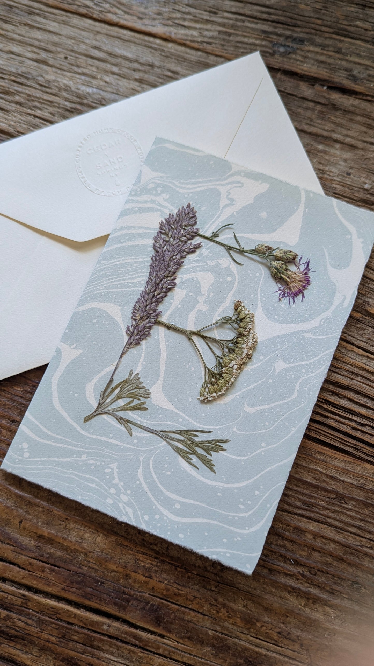 Initials by Nature Notecard