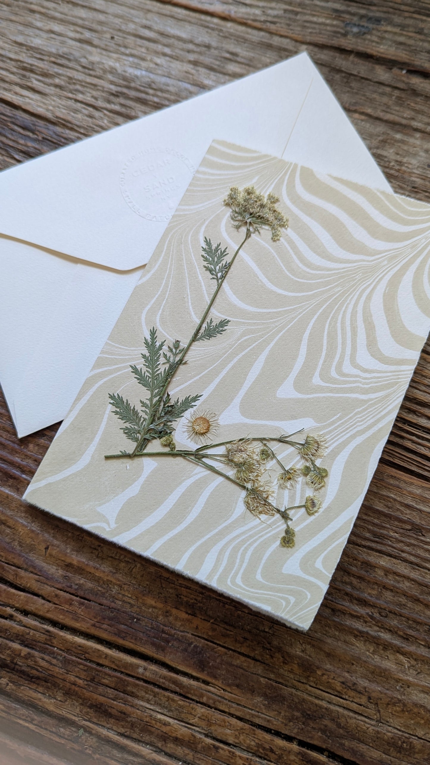 Initials by Nature Notecard