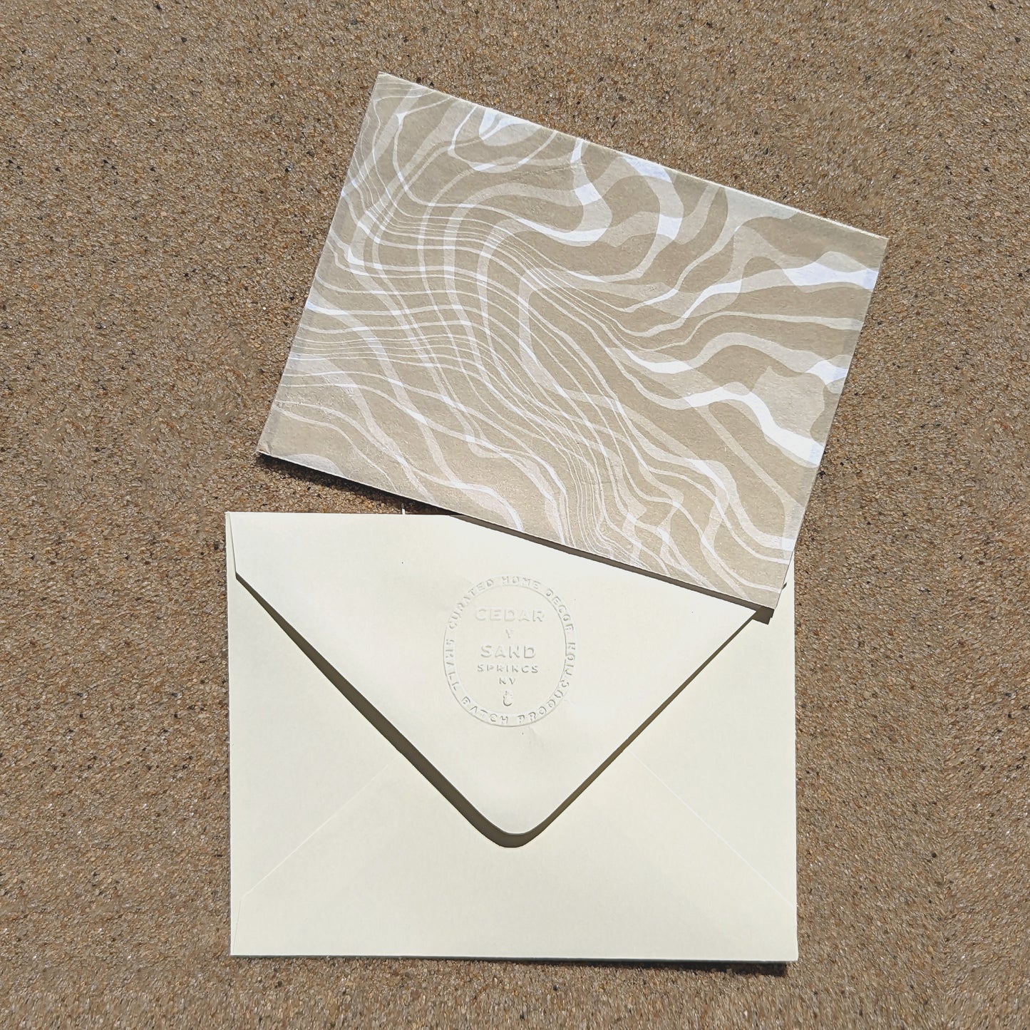 Suminagashi Hosho Notecard