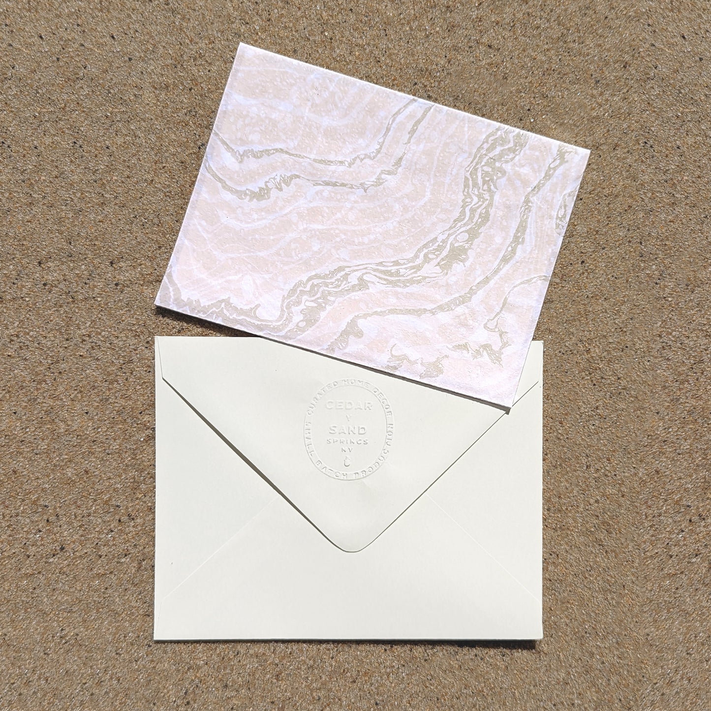 Suminagashi Hosho Notecard