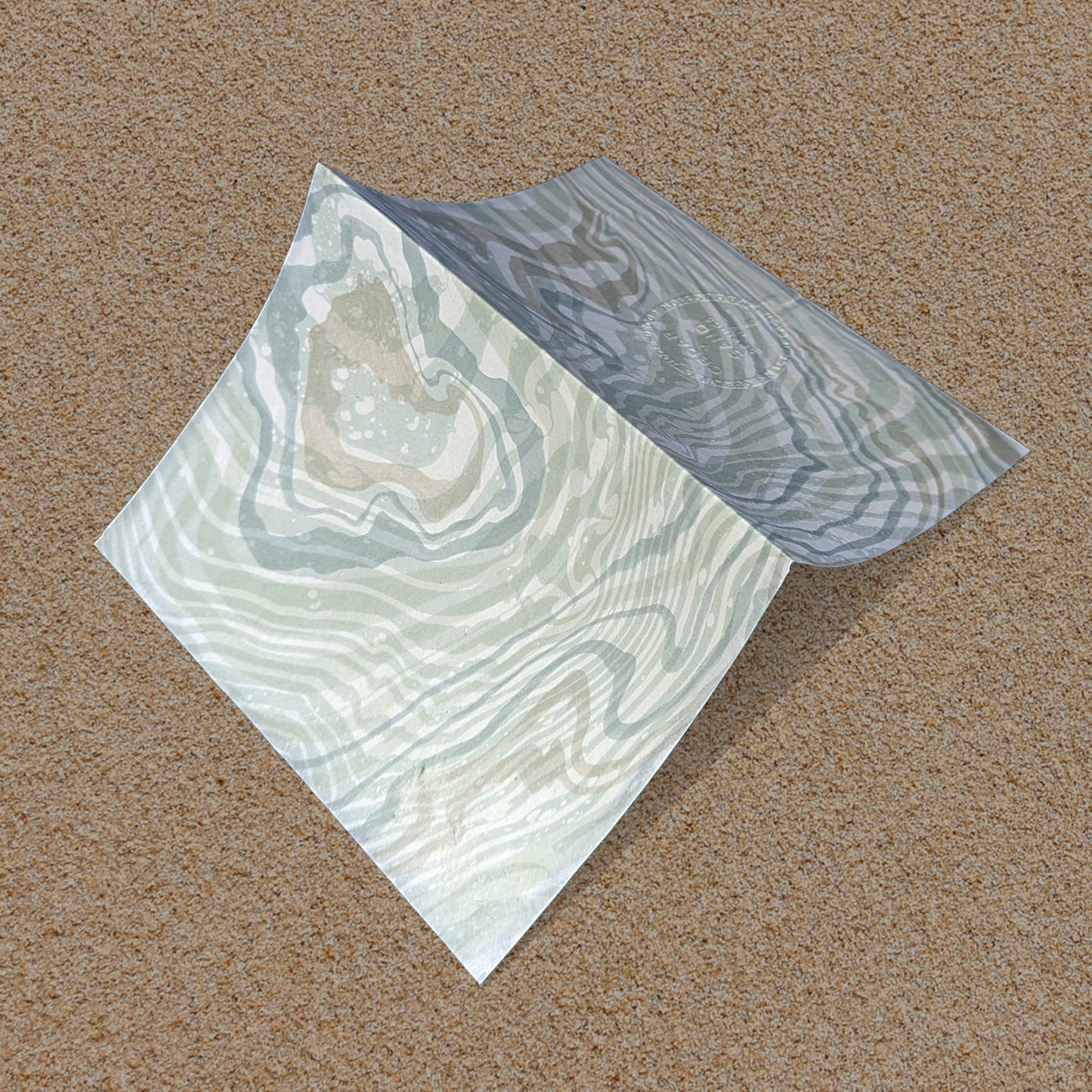Suminagashi Hosho Notecard
