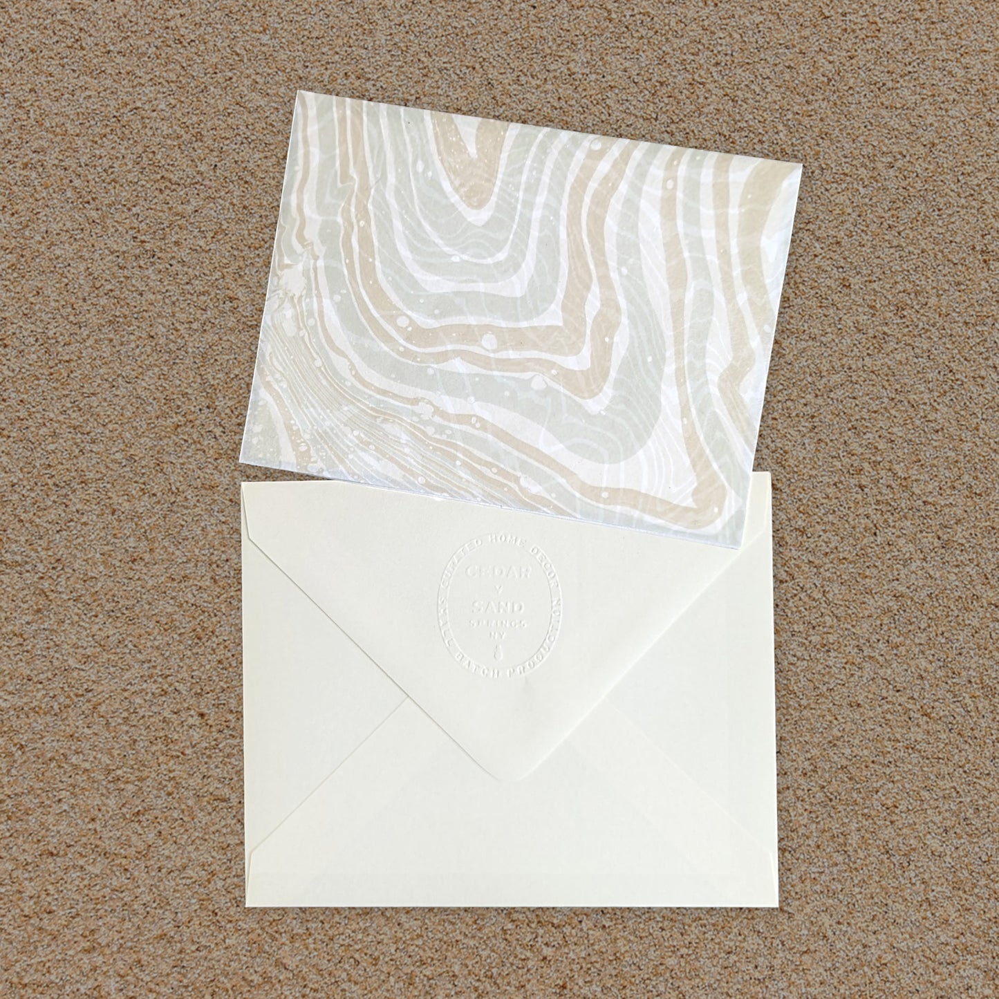 Suminagashi Hosho Notecard