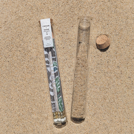 Suminagashi Wrapped Pencil Set