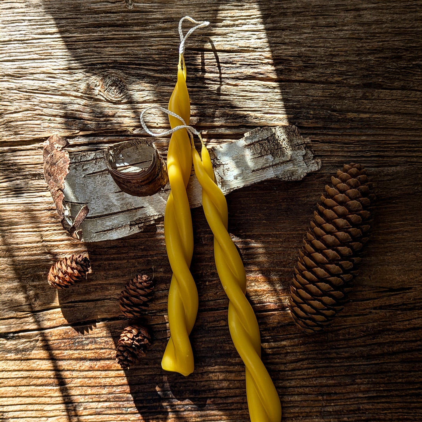 Alysia Mazzella | Twin Flame Beeswax Candle