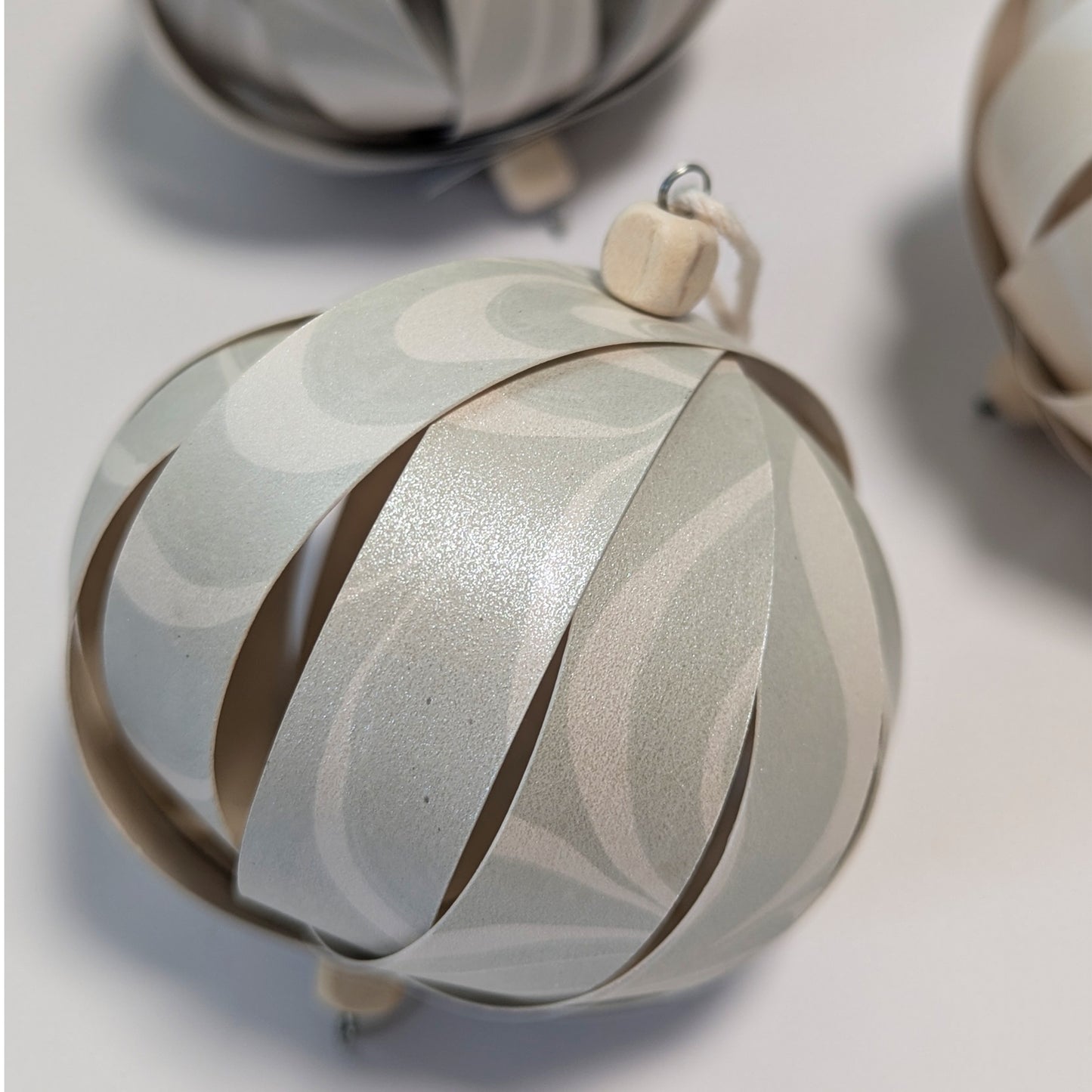 Baubles | Suminagashi Ornament Box Set of 3