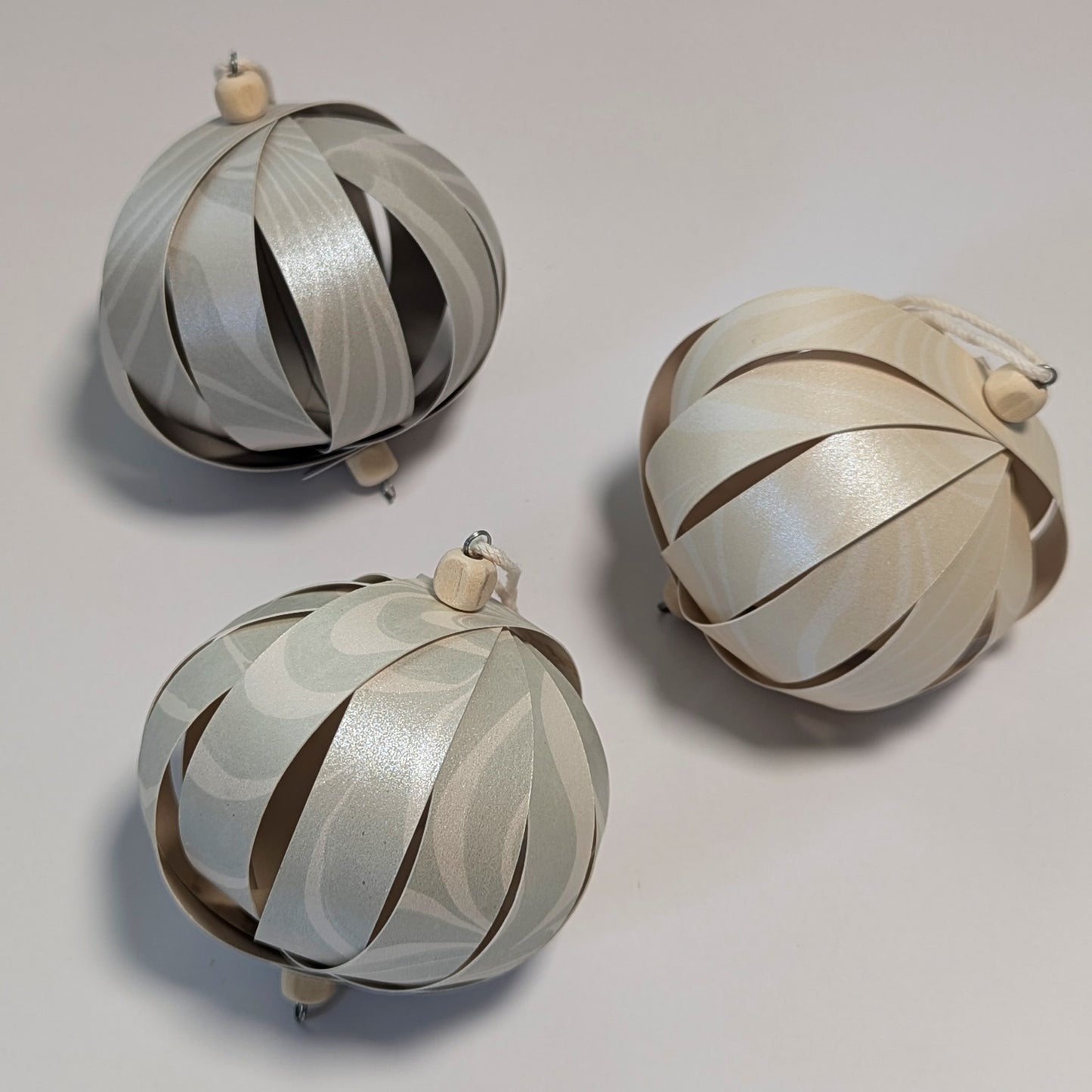 Baubles | Suminagashi Ornament Box Set of 3