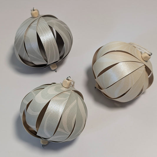 Baubles | Suminagashi Ornament Box Set of 3