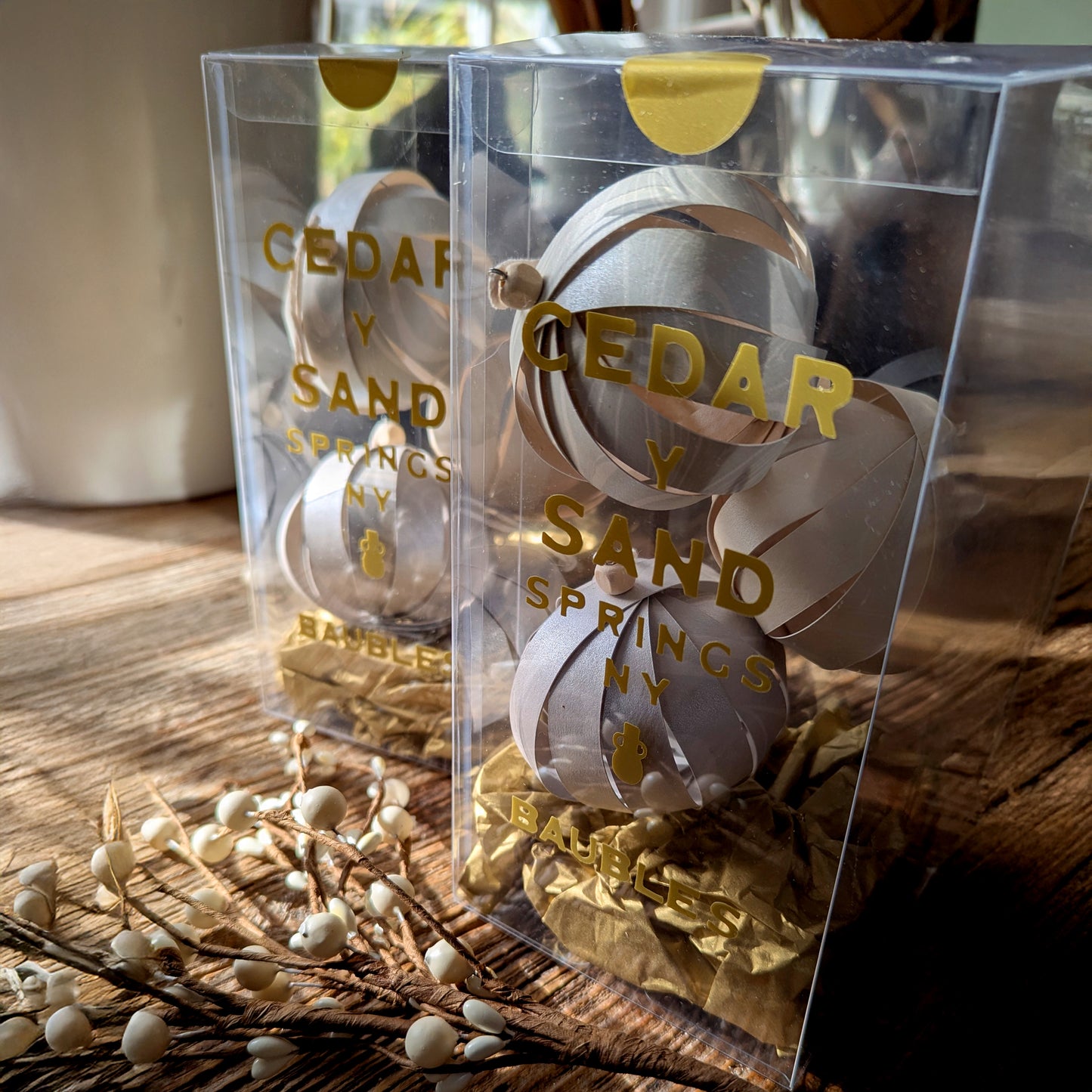 Baubles | Suminagashi Ornament Box Set of 3