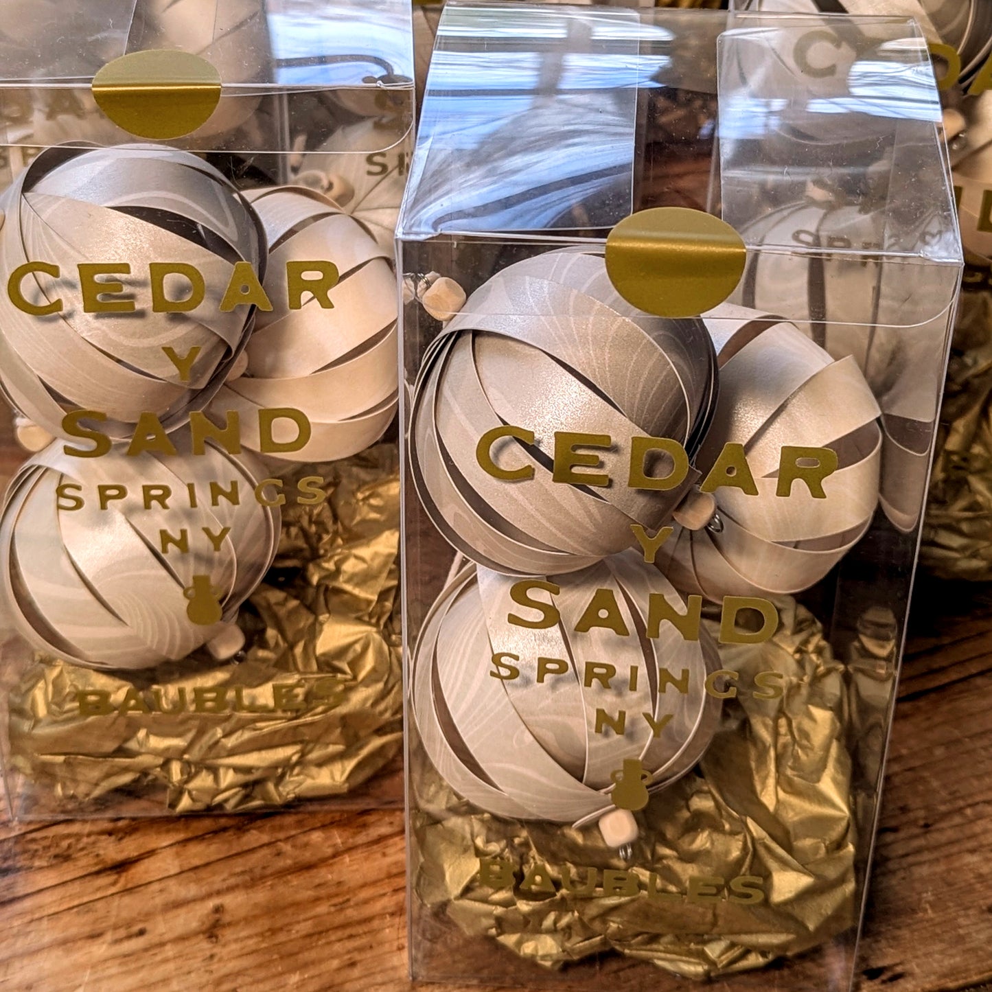 Baubles | Suminagashi Ornament Box Set of 3