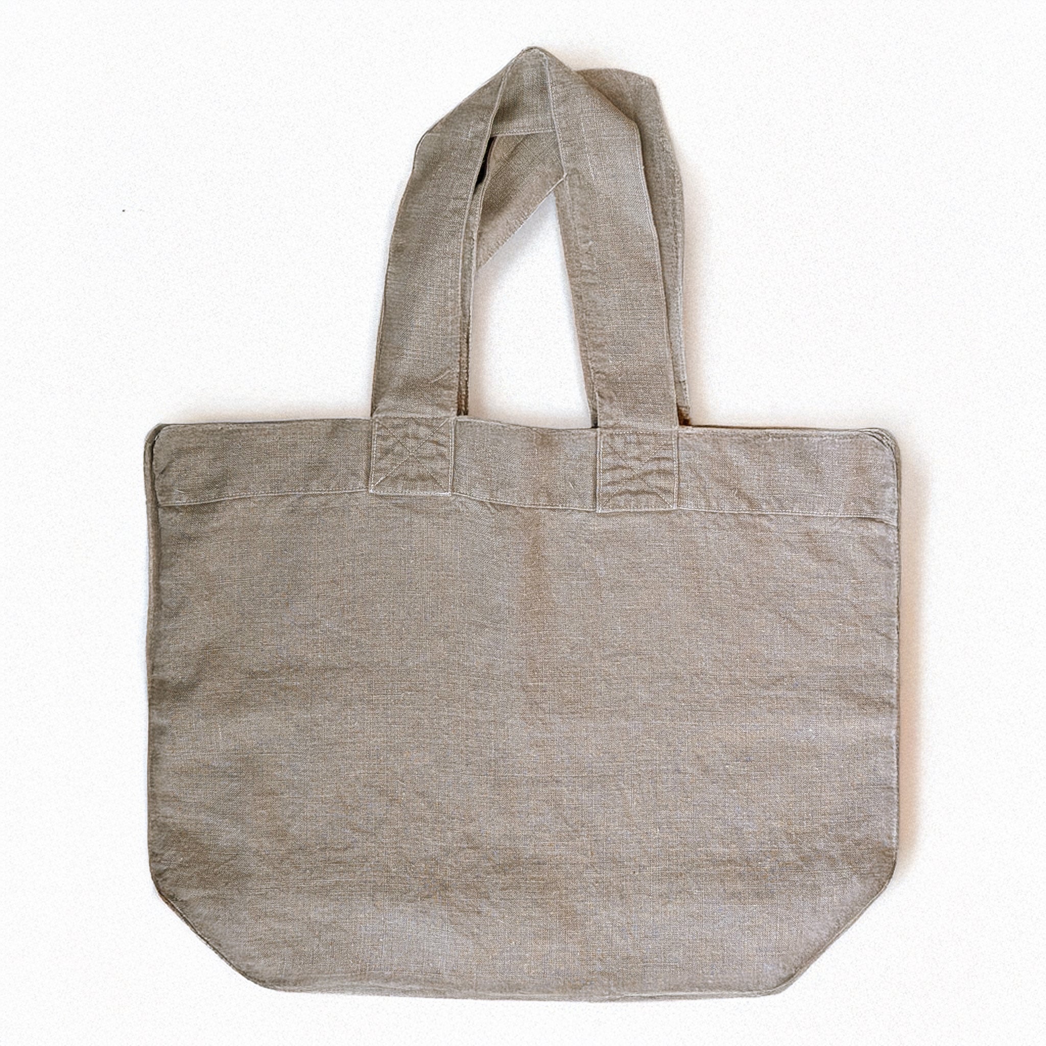 Charvet Éditions Escapade Linen Tote Bag – Made in France – CEDAR
