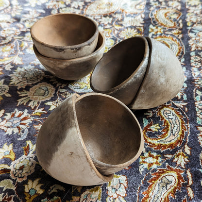 Smoke-fired Earthenware Bowl