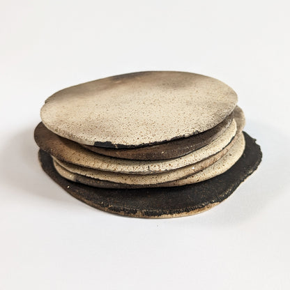 Smoke-fired Earthenware Coaster