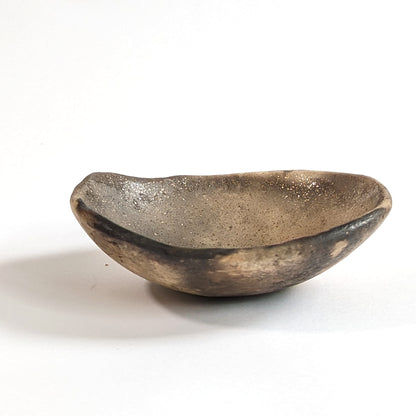 Smoke-fired Earthenware Coupe Bowl