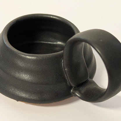 Gravesco Pottery | Handled Stoneware Tea Light Candle Holder