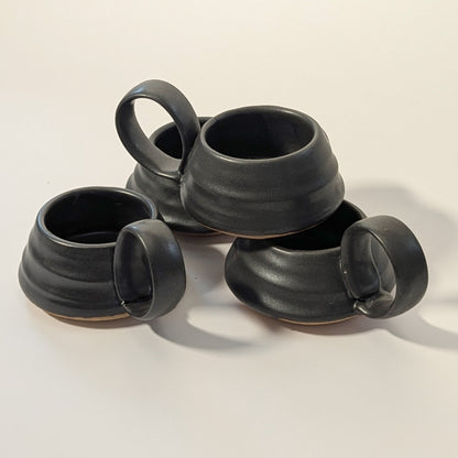 Gravesco Pottery | Handled Stoneware Tea Light Candle Holder