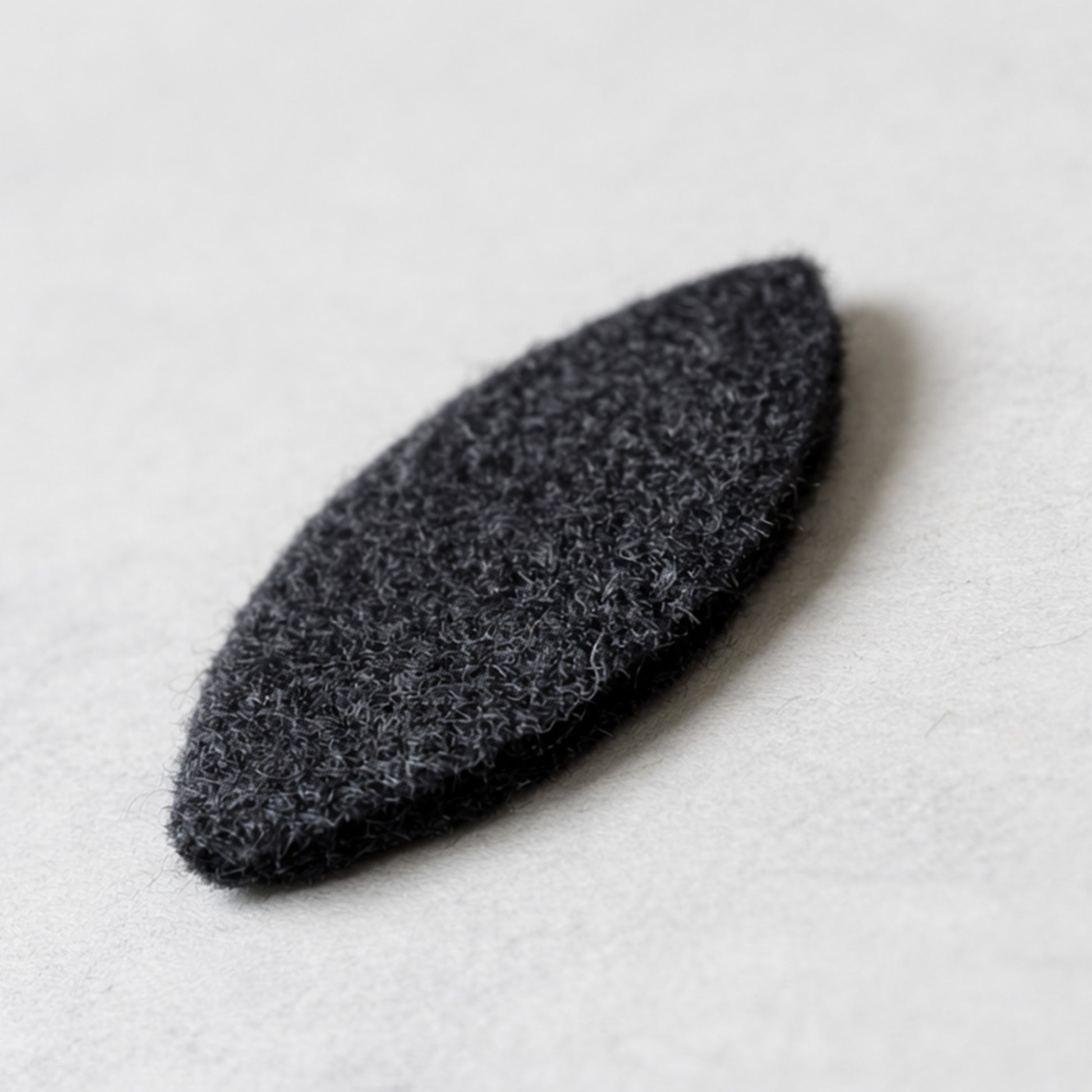 HA KO black felt burner mat designed for safe airflow and complete burn of paper leaf incense