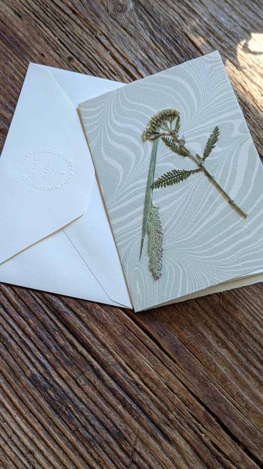 Initials by Nature Notecard