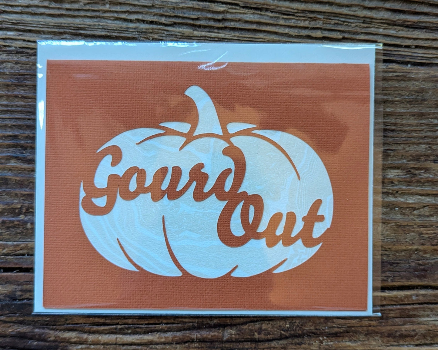 Gourd Out Notecard/Pumpkin